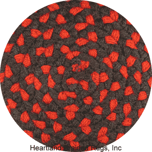 Black/Red braid color Image