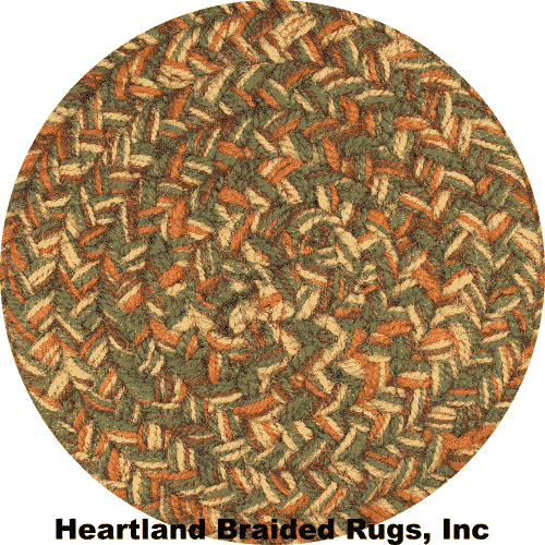 Moss-Beige-Brown-Rust Mix braid color Image