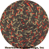 Black-2 strands Red-2 strands Beige Mix Braid Color, Small Image