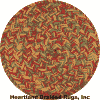 Moss Green-Burgundy-Mustard Mix Braid Color, Small Image