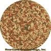 Moss Green-Mustard-Beige-Country Red-Oatmeal Mix Braid Color, Small Image