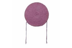 12" chair pad with ties product image