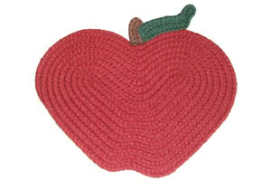 12" x 18" apple rug product image