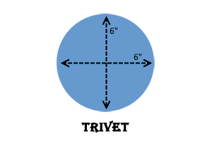 6" trivet product image